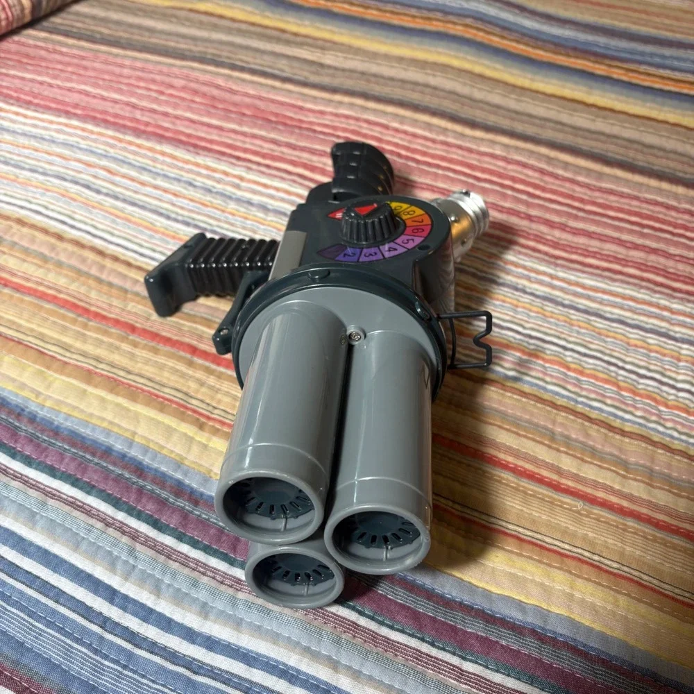 Disney Pixar Toy Story Zurg Ion Blaster Toy Triple Barrel Blaster Gray Silver